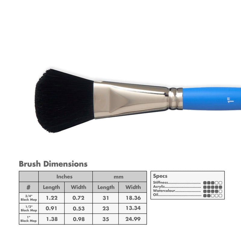 Princeton 3750 Select Artiste Bristle Brushes