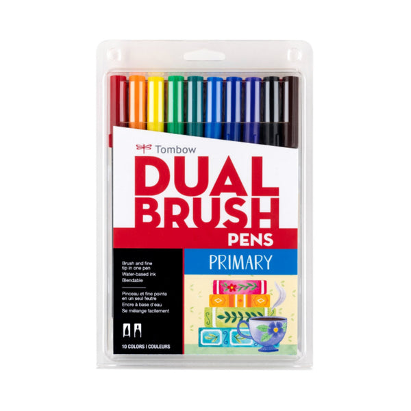 Tombow Dual Brush Set 10 - Primary