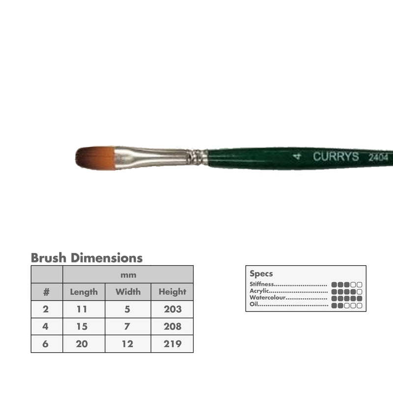 Curry's Series 2400 Tuscany Gold Brushes