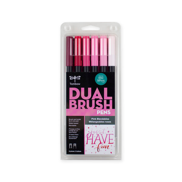Tombow Dual Brush Set 6 - Pink