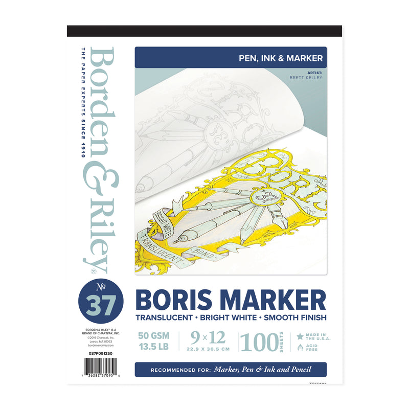 Borden & Riley No.37 Boris Marker Layout Pads - 100 Sheets