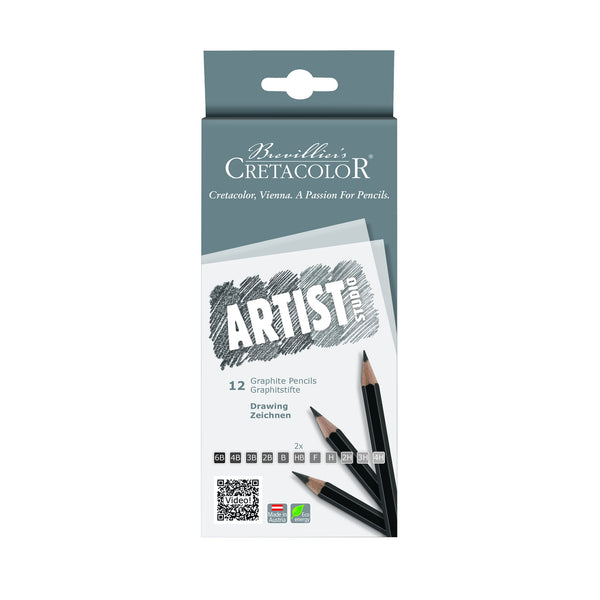 Cretacolor Studio Graphite Pencil 12 Set