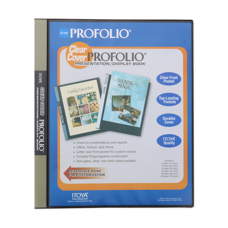 Itoya ProFolio Clear Cover Books
