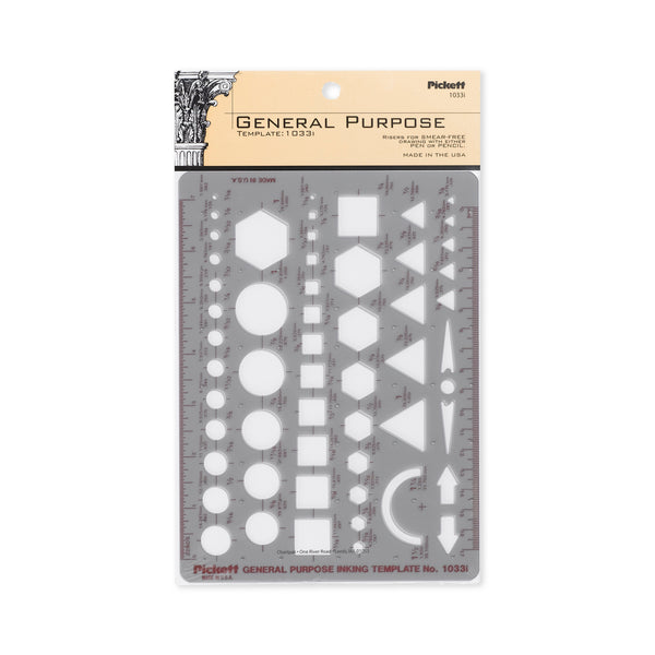 Chartpak-Pickett 1033I General Purpose Template