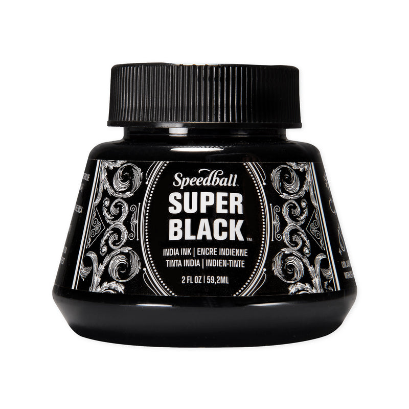 Speedball Super Black Waterproof Ink