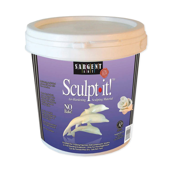 Sargent Art Sculpt-It! Air Dry Clay - 2lb Tub