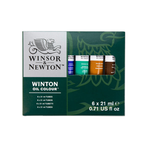 Winsor & Newton Winton Oil Introductory Set - 6 x 21ml Tubes