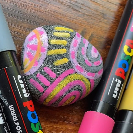 Rock Painting With Posca