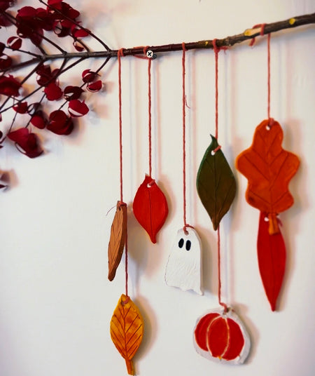 Clay Leaf Wall hanging