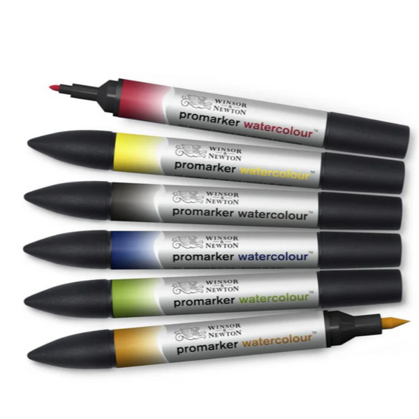 Winsor & Newton Promarker Watercolour 6 Basic Tones Set
