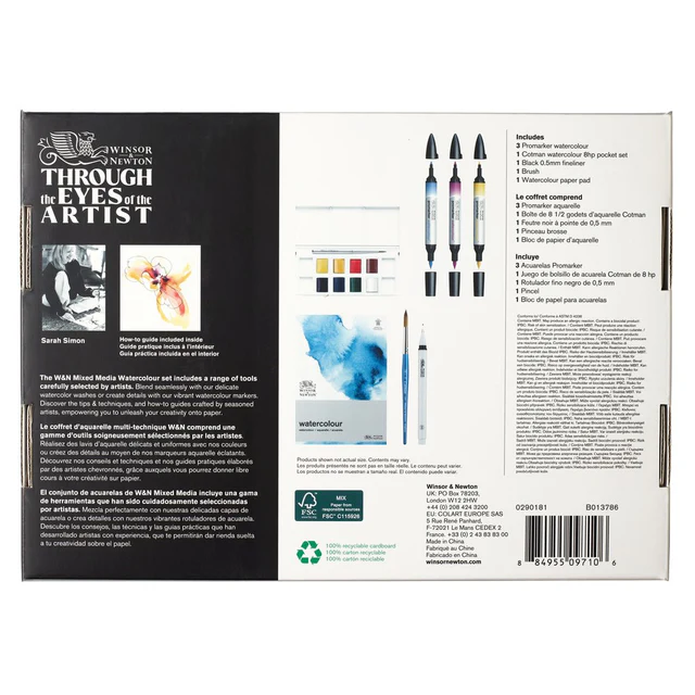 Mixed Media Watercolour Marker Set