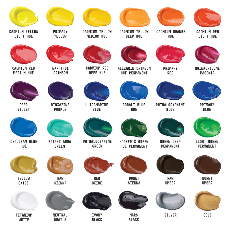 Liquitex Basics Acrylic Set of 36x22ml