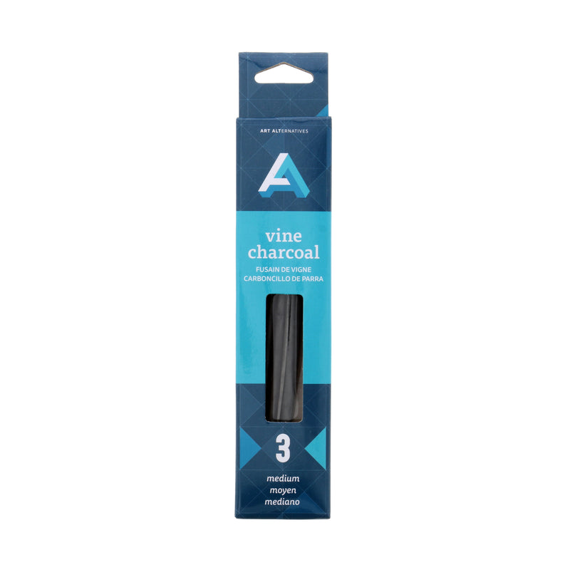 Vine & Willow Charcoal Medium Box of 3