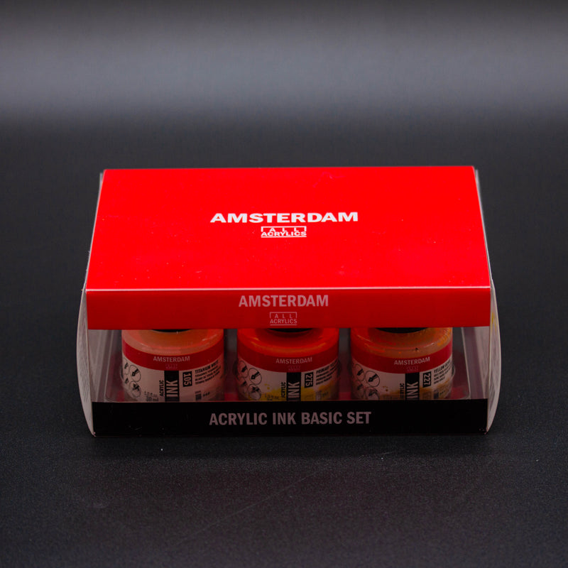 Amsterdam Acrylic Ink - Basic Set - 6 x 30ml