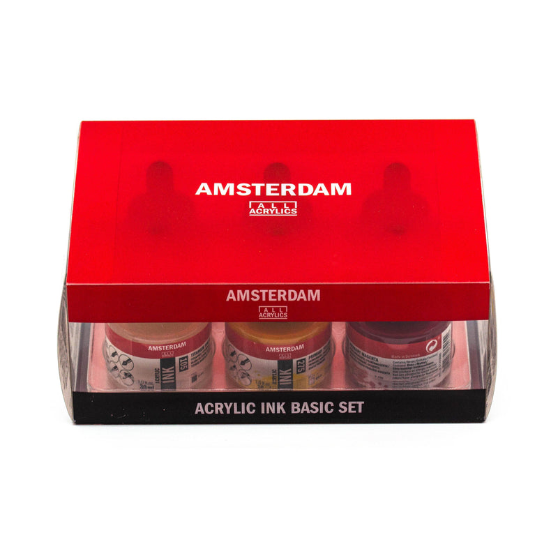 Amsterdam Acrylic Ink - Basic Set - 6 x 30ml