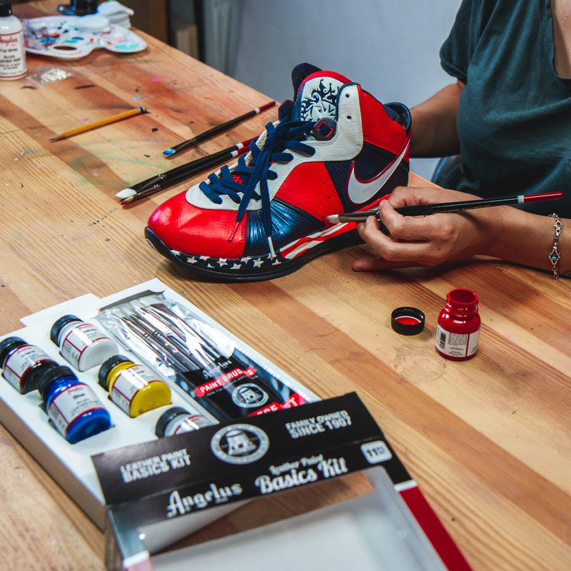 Angelus Acrylic Leather Paint Basics Kit