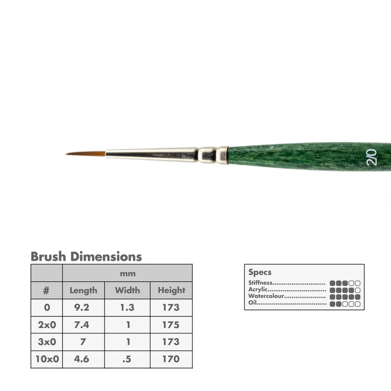 Curry's Series 2400 Tuscany Gold Brushes
