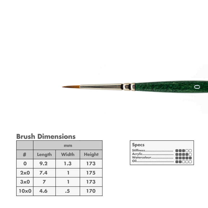 Curry's Series 2400 Tuscany Gold Brushes