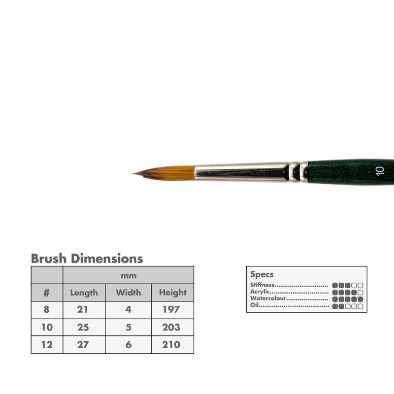 Curry's Series 2400 Tuscany Gold Brushes