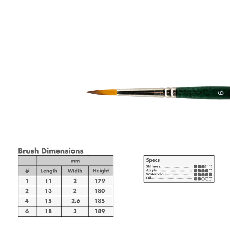 Curry's Series 2400 Tuscany Gold Brushes