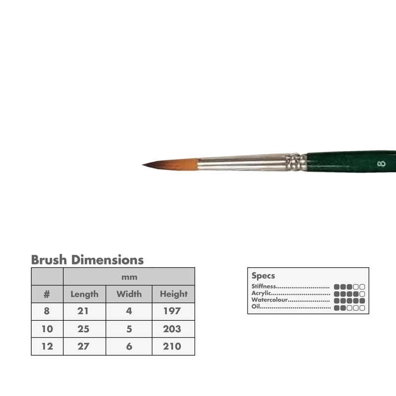 Curry's Series 2400 Tuscany Gold Brushes