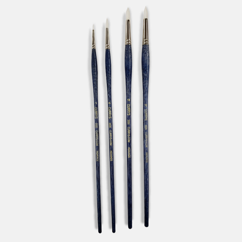 Curry's Series 3500 White Taklon Round Brushes