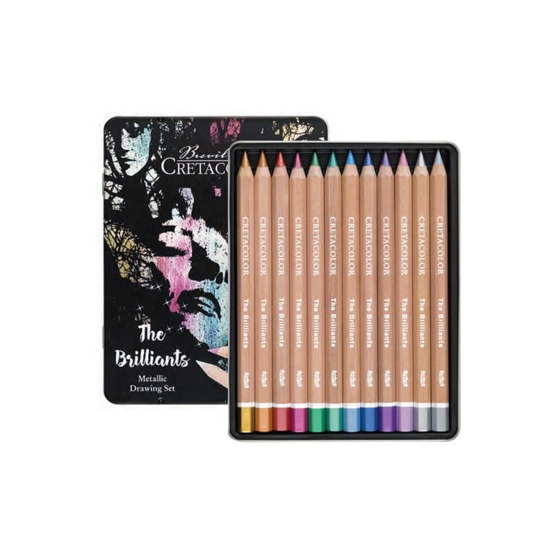 Cretacolor Mega Metallic Pencil Set