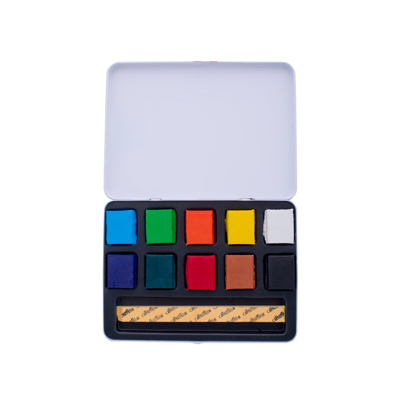 Cretacolor Aqua Brique Watercolor Block Tin Set
