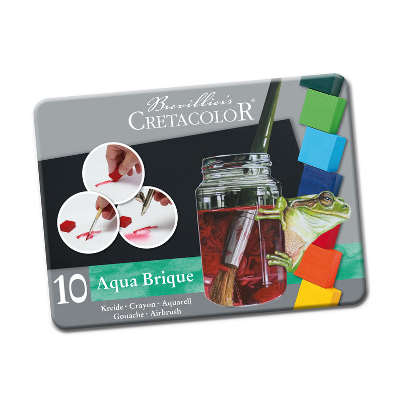 Cretacolor Aqua Brique Watercolor Block Tin Set