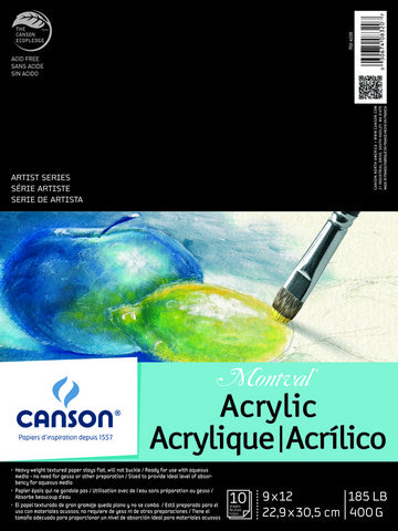 Canson Montval Acrylic Painting Paper Pads - Cold Press