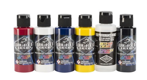 Createx Wicked Colors Detail Sampler Set 6 x 2oz