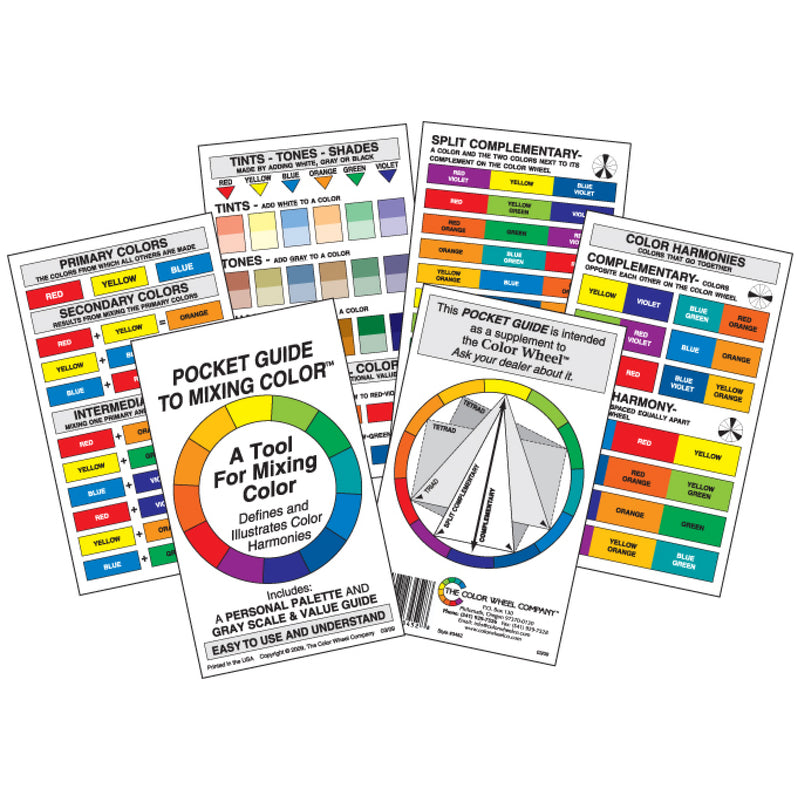Pocket Colour Wheel Mixing Guide 3"x5"