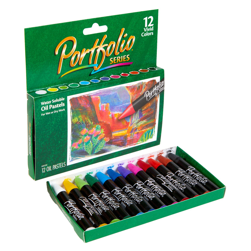 Portfolio Water-Soluble Oil Pastels Set of 12