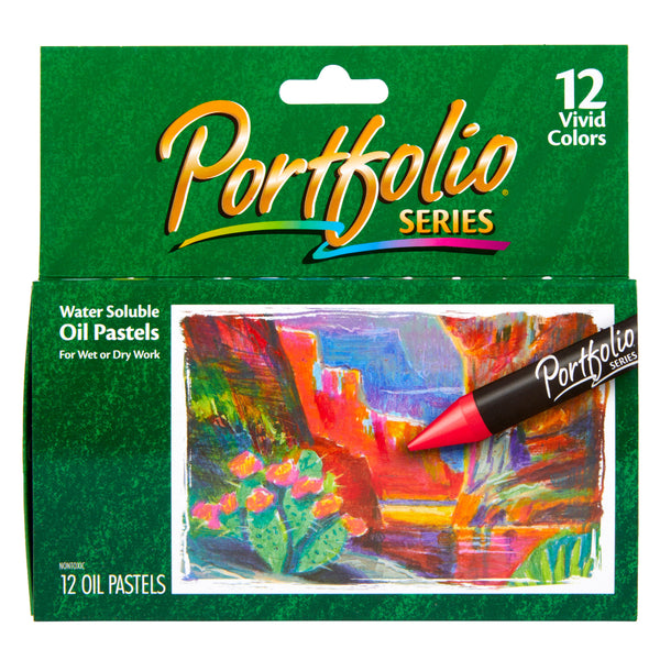 Portfolio Water-Soluble Oil Pastels Set of 12