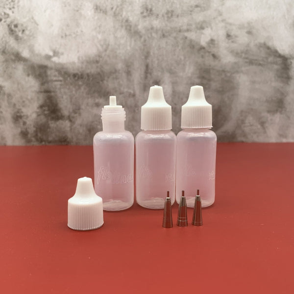 Liquitip Plastic Squeeze Bottles - Pack of 3