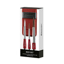 Escoda Red Series watercolour 3-piece brush travel set
