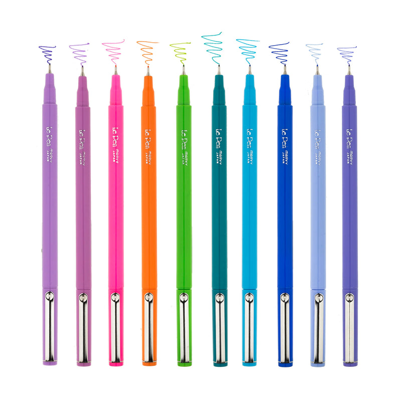 Uchida Le Pen Bright Fineliners - Set of 10