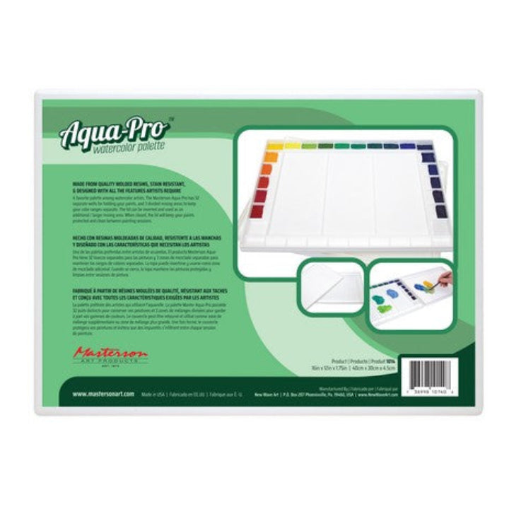 Masterson's Aqua Pro Watercolor Palette- 12"X16"