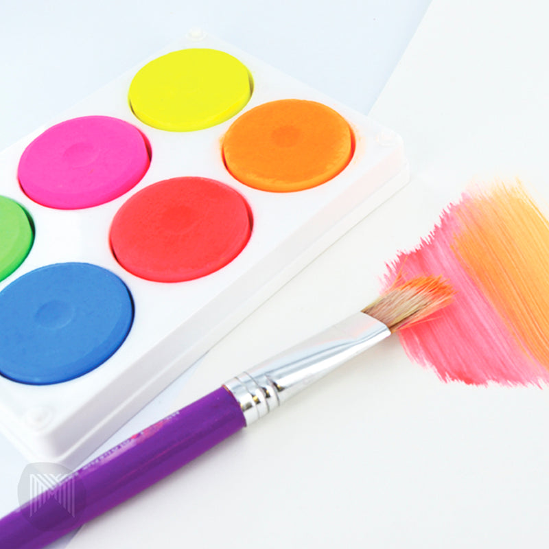 Micador Early Start Washable Paint Disc Packs Fluorescent Set of 6