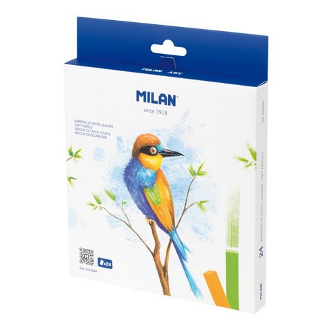 Milan Art Soft Pastel Sticks – 24 Set