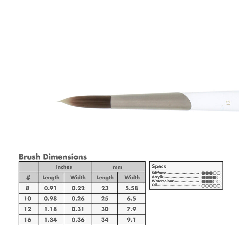 Princeton Glacier 4950 Series Synthetic Brushes