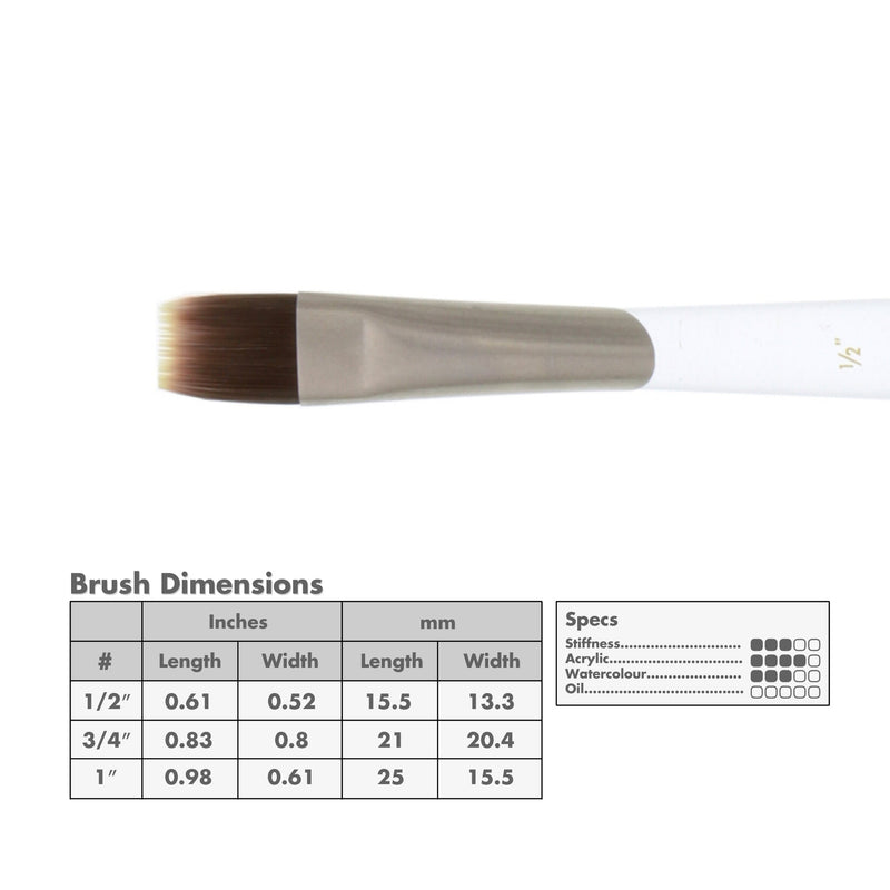 Princeton Glacier 4950 Series Synthetic Brushes