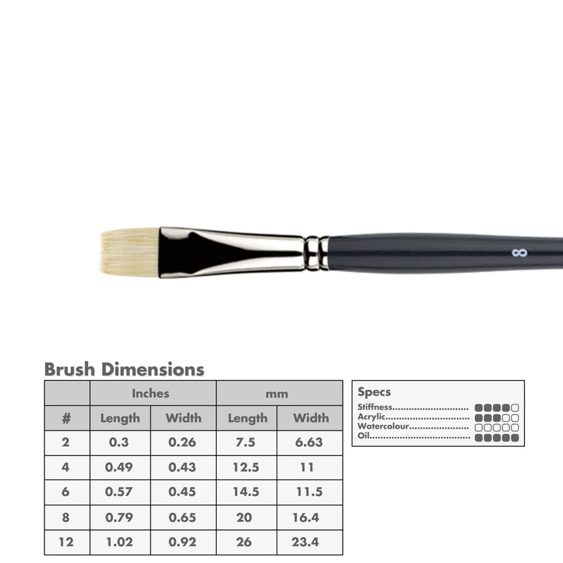 Princeton 9700 Snap! Bristle Long Handle Brushes