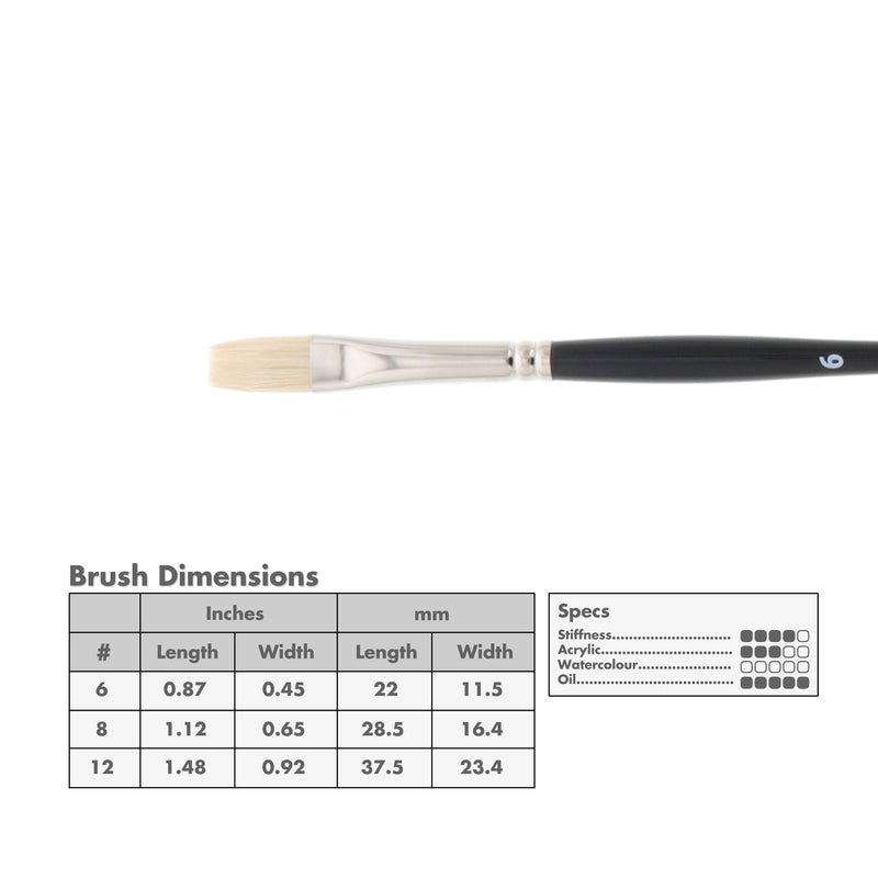 Princeton 9700 Snap! Bristle Long Handle Brushes