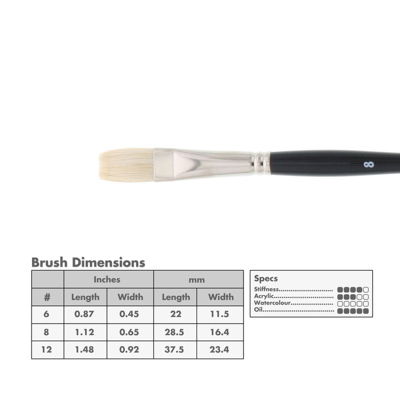 Princeton 9700 Snap! Bristle Long Handle Brushes