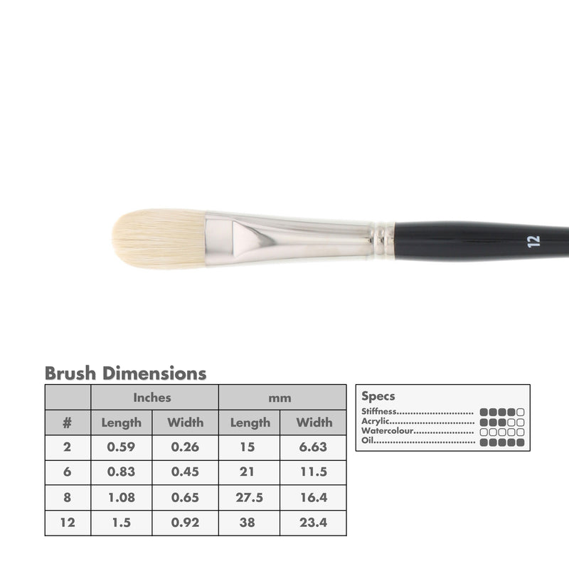 Princeton 9700 Snap! Bristle Long Handle Brushes