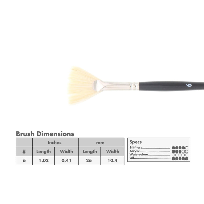 Princeton 9700 Snap! Bristle Long Handle Brushes