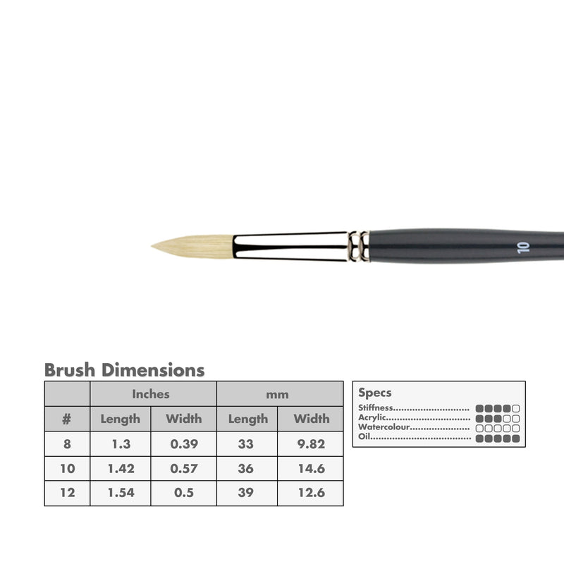 Princeton 9700 Snap! Bristle Long Handle Brushes