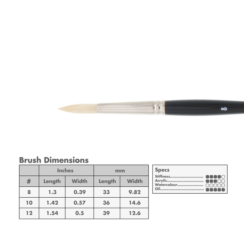 Princeton 9700 Snap! Bristle Long Handle Brushes