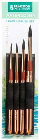 Neptune Travel Brush Round 4 Piece Set